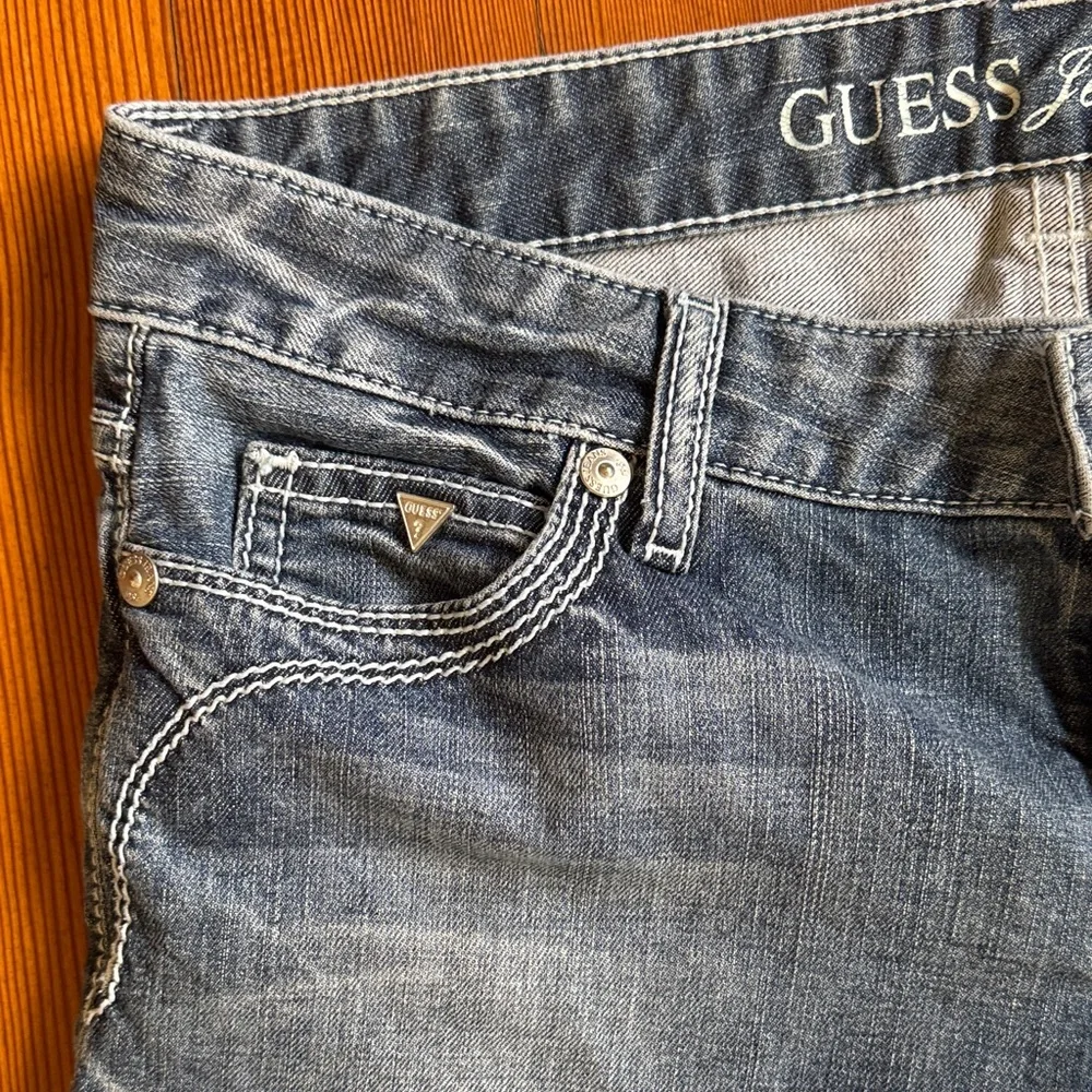 Guess Women's Blue Denim Jean Shorts